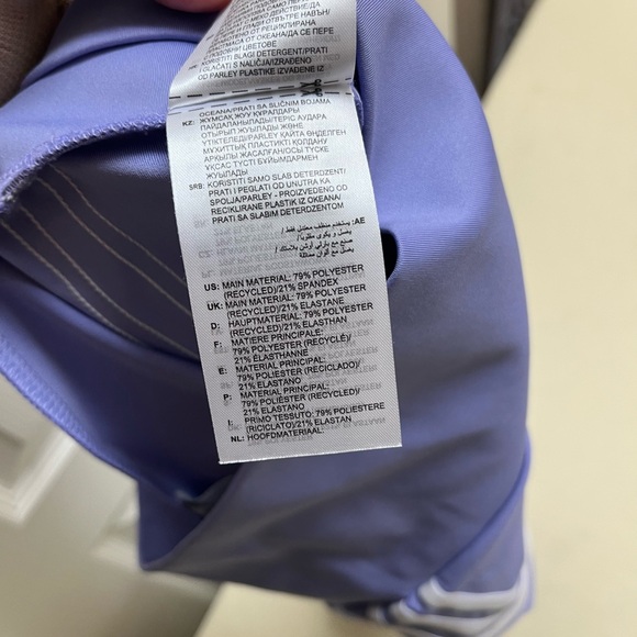 Adidas Originals S purple high waisted bike shorts - Picture 7 of 11